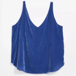 NWT LOFT Velvet Shell V-Neck Blouse